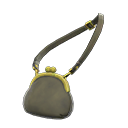 clasp purse [Ash] (Gray/Yellow)