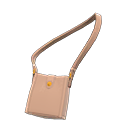 sac à bandoulière carré [Beige] (Beige/Beige)