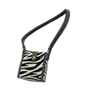 Zebramusterhandtasche