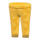 中華風褲子 [黃色] (黃色/黃色)