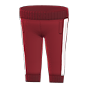штаны для разминки [Ягодно-красный] (Красный/Белый)