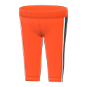 atletiekbroek [Rood] (Oranje/Zwart)