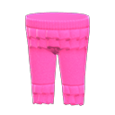 frilly sweatpants [Pink] (Pink/Pink)