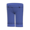 wide chino pants [Navy blue] (Blue/Blue)