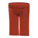 pantalone satinato [Rosso scuro] (Rosso/Rosso)