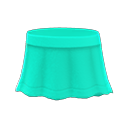 falda acampanada [Menta] (Verde/Verde)
