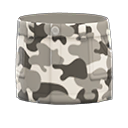 jupe camouflage [Gris] (Gris/Noir)