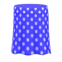 falda a lunares [Azul] (Azul/Blanco)