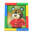 Grizzly's photo [Colorful] (Black/Red)