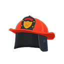 шлем пожарного [Огненно-красный] (Оранжевый/Черный)