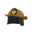 шлем пожарного [Коричневый] (Коричневый/Черный)