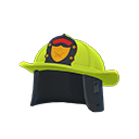 casque de pompier [Citron vert] (Jaune/Noir)