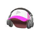 gorra de DJ [Rosa] (Rosa/Gris)