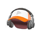 gorra de DJ [Naranja] (Naranja/Gris)