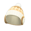 knit cap with earmuffs