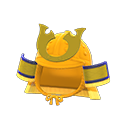 шлем самурая [Золотисто-желтый] (Оранжевый/Желтый)