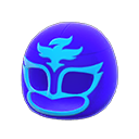 wrestling mask [Blue] (Blue/Aqua)