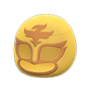 máscara de lucha libre [Amarillo] (Amarillo/Naranja)