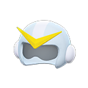 шлем супергероя [Белый] (Белый/Желтый)