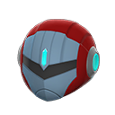 casco de energía [Rojo] (Rojo/Gris)