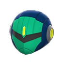 casco da tuta potenziata [Blu] (Blu/Verde)