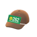 市場拍賣員帽子 [棕色] (棕色/綠色)