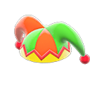 小丑帽子 [綠色×紅色] (綠色/橘色)