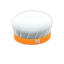 cook cap with logo [Orange] (Orange/White)