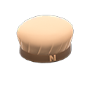 cook cap with logo [Brown] (Brown/Beige)
