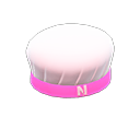 cook cap with logo [Pink] (Pink/Pink)