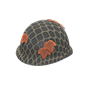 casco de soldado [Marrón] (Negro/Marrón)