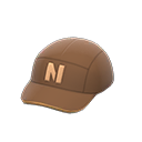 小吃店帽子 [棕色] (棕色/米色)