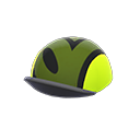 cycling cap [Yellow & avocado] (Black/Yellow)
