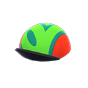 cycling cap [Red & green] (Green/Red)
