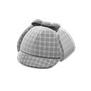 detective hat [Gray] (Gray/Gray)