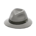 紳士帽 [灰色] (灰色/黑色)