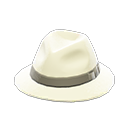 chapeau de ville [Blanc] (Blanc/Gris)