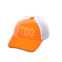 網帽 [橘色] (橘色/白色)