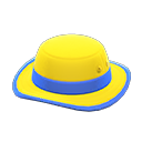 sombrero de paseo [Amarillo] (Amarillo/Azul)