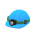 ライトつきヘルメット [ブルー] (水色/グリーン)