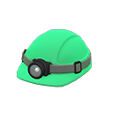 casco de minería [Verde] (Verde/Gris)