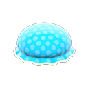 bonnet de douche à pois [Bleu] (Bleu pâle/Bleu pâle)