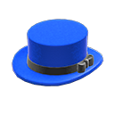 丝质礼帽 [蓝色] (蓝色/黑色)