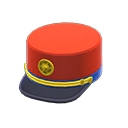 casquette de contrôleur [Rouge] (Rouge/Bleu)