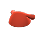 pañuelo anudado liso [Rojo] (Rojo/Rojo)