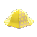 gorro de retazos [Amarillo] (Amarillo/Beige)
