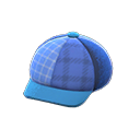 casquette en tweed [Bleu] (Bleu/Bleu clair)