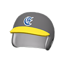 棒球头盔 [黄色] (黑色/黄色)
