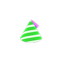 小派对帽 [绿色] (绿色/紫色)