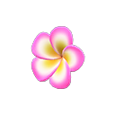 épingle frangipanier [Rose] (Rose/Jaune)
